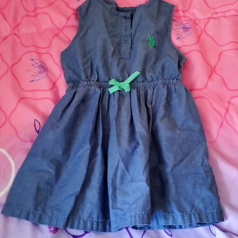 Chambray Dress 2T